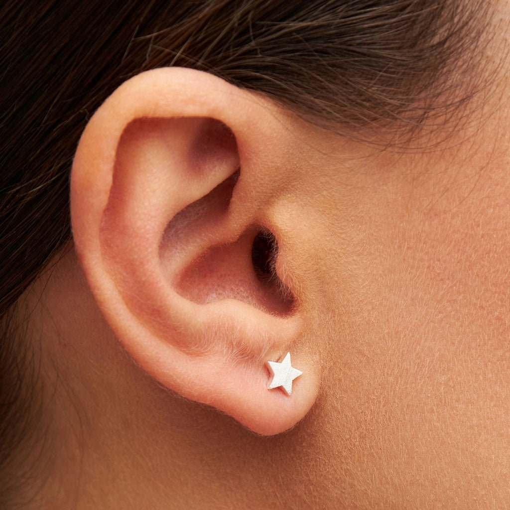 LULU Copenhagen Star örhänge 1 st Ear stud, 1 pcs Silver