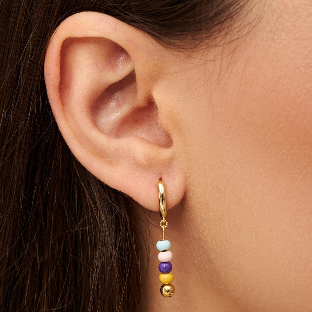 LULU Copenhagen Summer Gold örhänge 1 st Ear stud, 1 pcs Guldpläterad