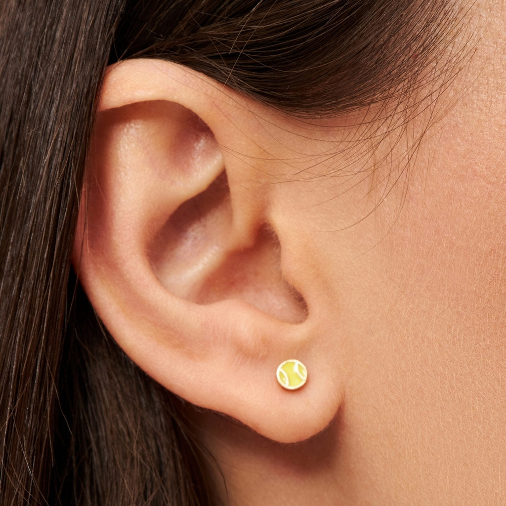LULU Copenhagen Tennis örhänge 1 st Ear stud, 1 pcs Guldpläterad