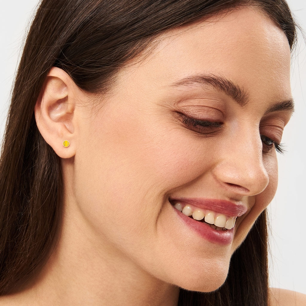 LULU Copenhagen Tennis örhänge 1 st Ear stud, 1 pcs Guldpläterad