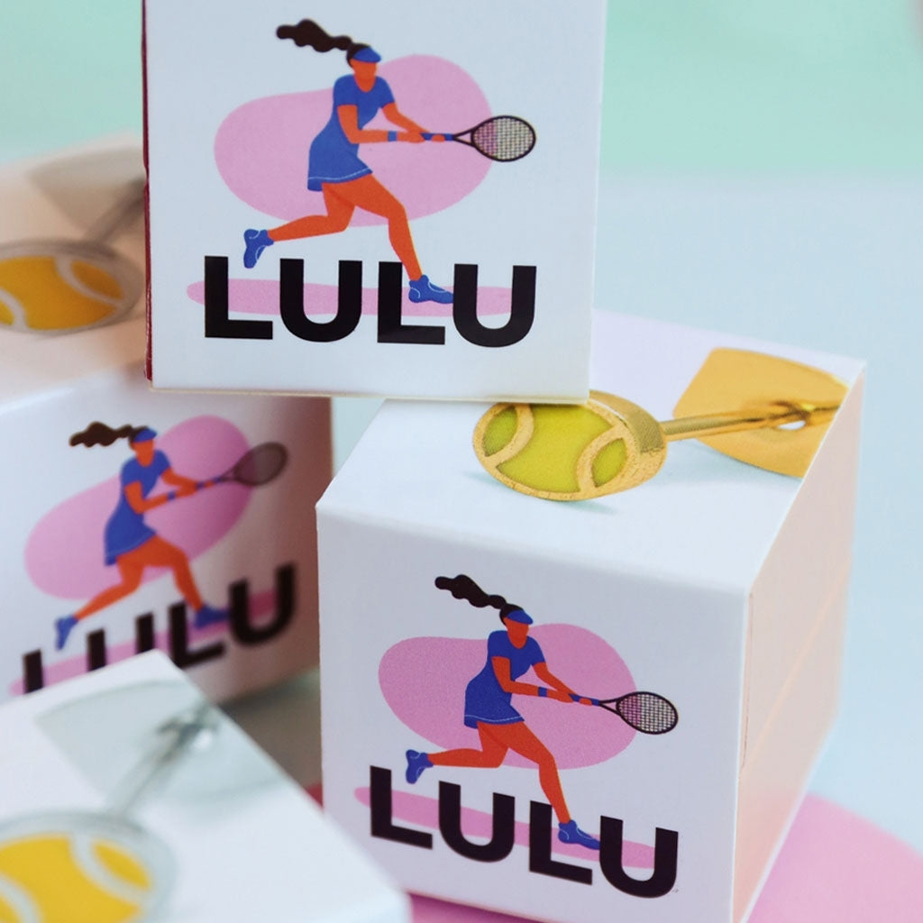 LULU Copenhagen Tennis örhänge 1 st Ear stud, 1 pcs Guldpläterad