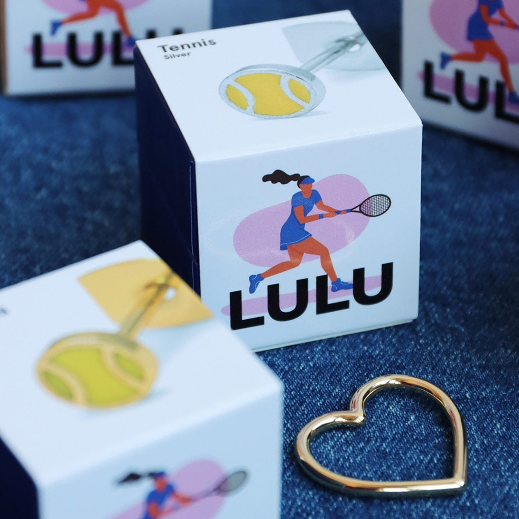 LULU Copenhagen Tennis örhänge 1 st Ear stud, 1 pcs Silver Plated