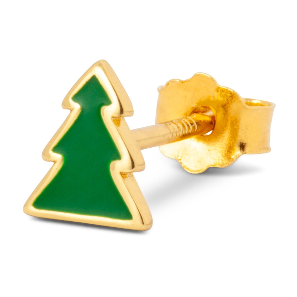LULU Copenhagen The Green Tree örhänge 1 st Ear stud, 1 pcs Grön