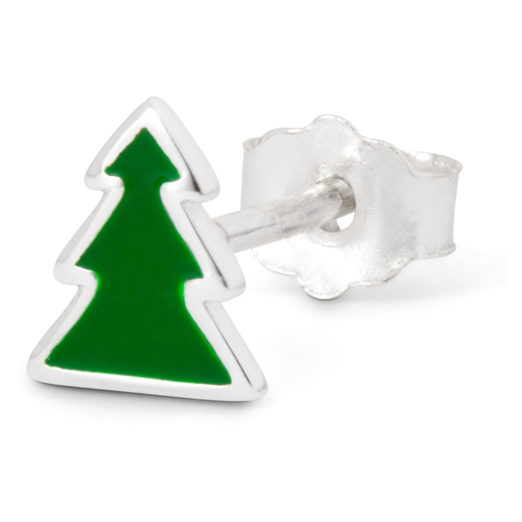 LULU Copenhagen The Green Tree örhänge 1 st Ear stud, 1 pcs Silver Plated