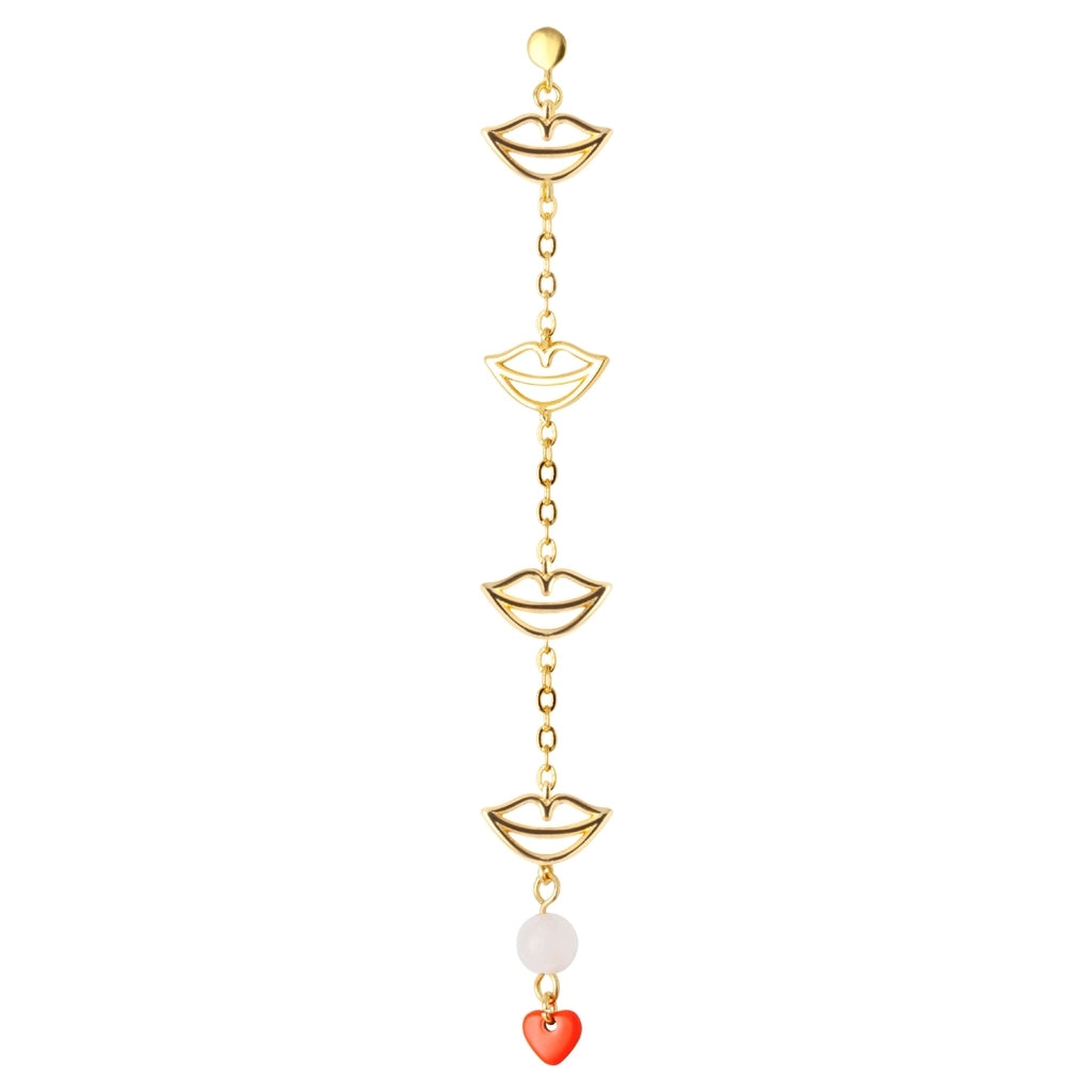 LULU Copenhagen Topping Long 4 Secrets örhänge 1 st Ear stud, 1 pcs Guldpläterad