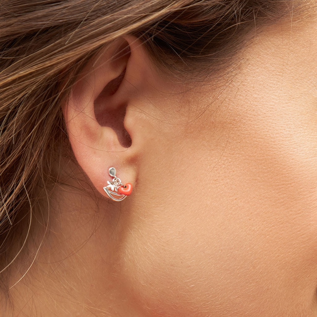 LULU Copenhagen Topping Short Secret örhänge 1 st Ear stud, 1 pcs Silver Plated