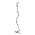 Topping Short Swirl örhänge 1 st - Silver Plated