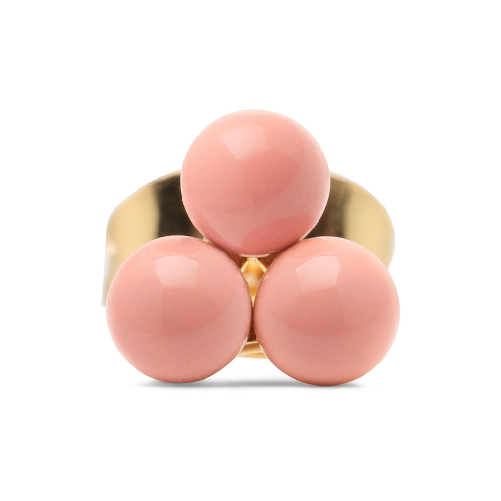 LULU Copenhagen Trio örhänge 1 st Ear stud, 1 pcs Burnt Coral