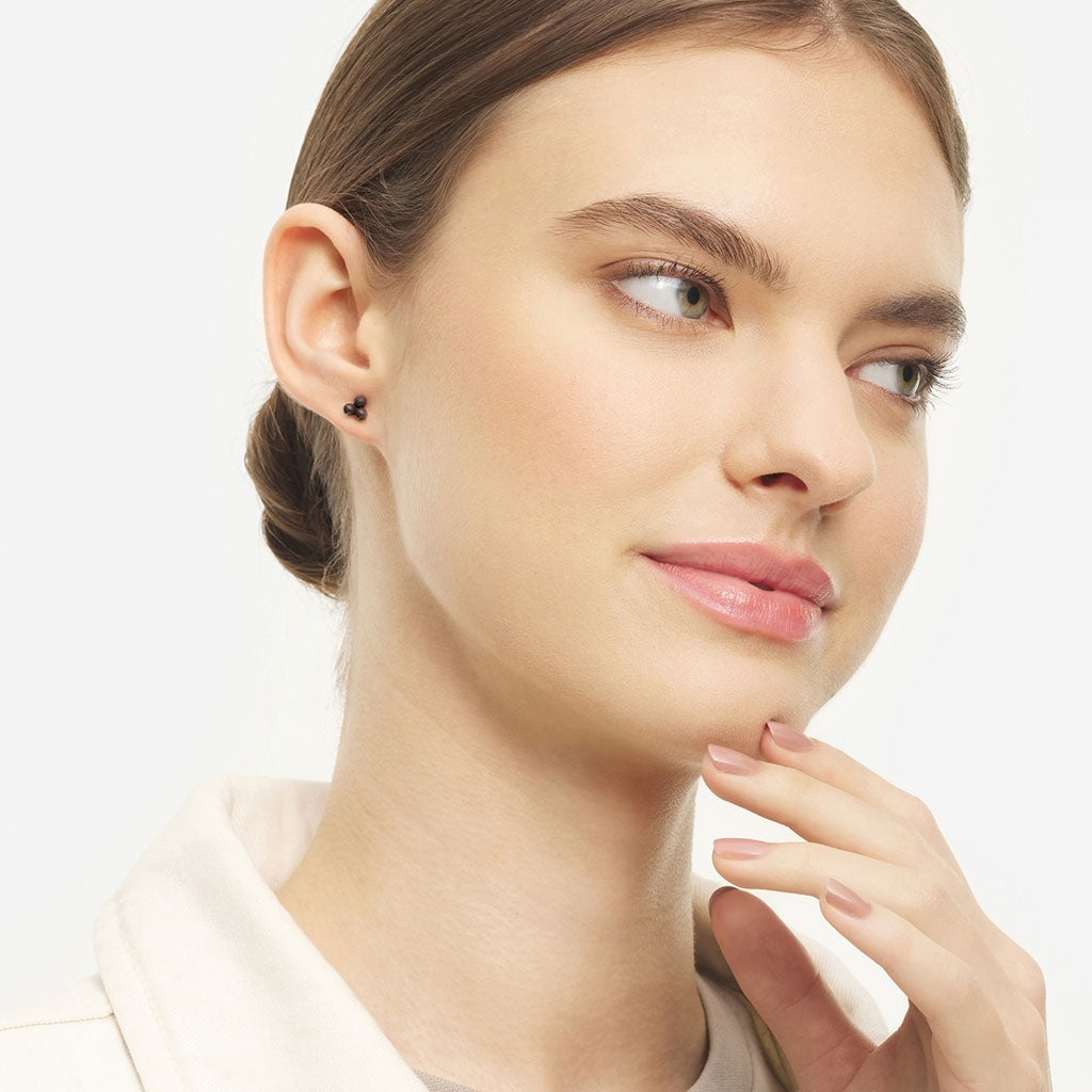 LULU Copenhagen Trio örhänge 1 st Ear stud, 1 pcs Cocoa Powder