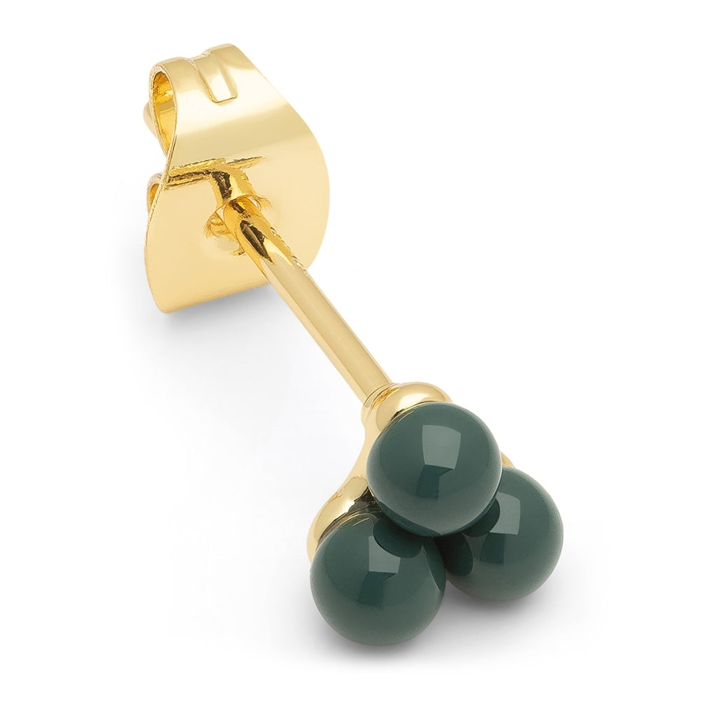 LULU Copenhagen Trio örhänge 1 st Ear stud, 1 pcs North Sea Green