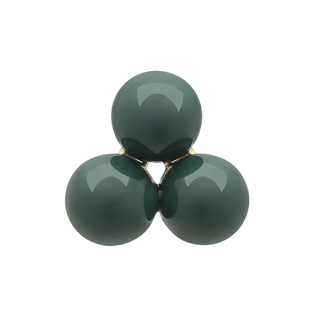 LULU Copenhagen Trio örhänge 1 st Ear stud, 1 pcs North Sea Green