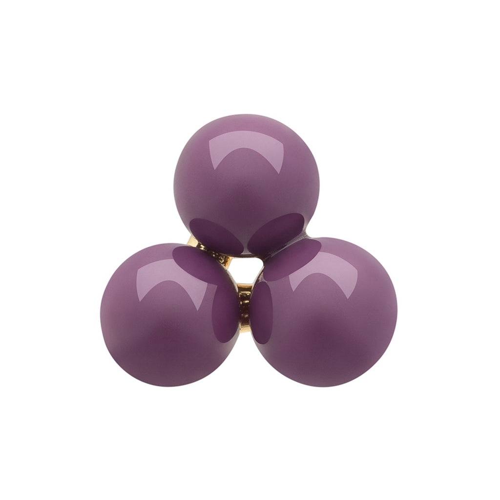LULU Copenhagen Trio örhänge 1 st Ear stud, 1 pcs Purple Harvest