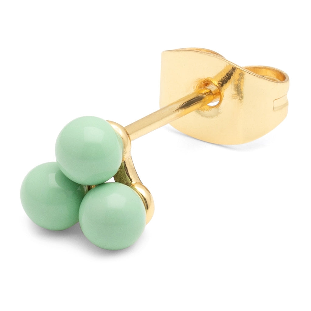 LULU Copenhagen Trio örhänge 1 st Ear stud, 1 pcs Seasalt Green
