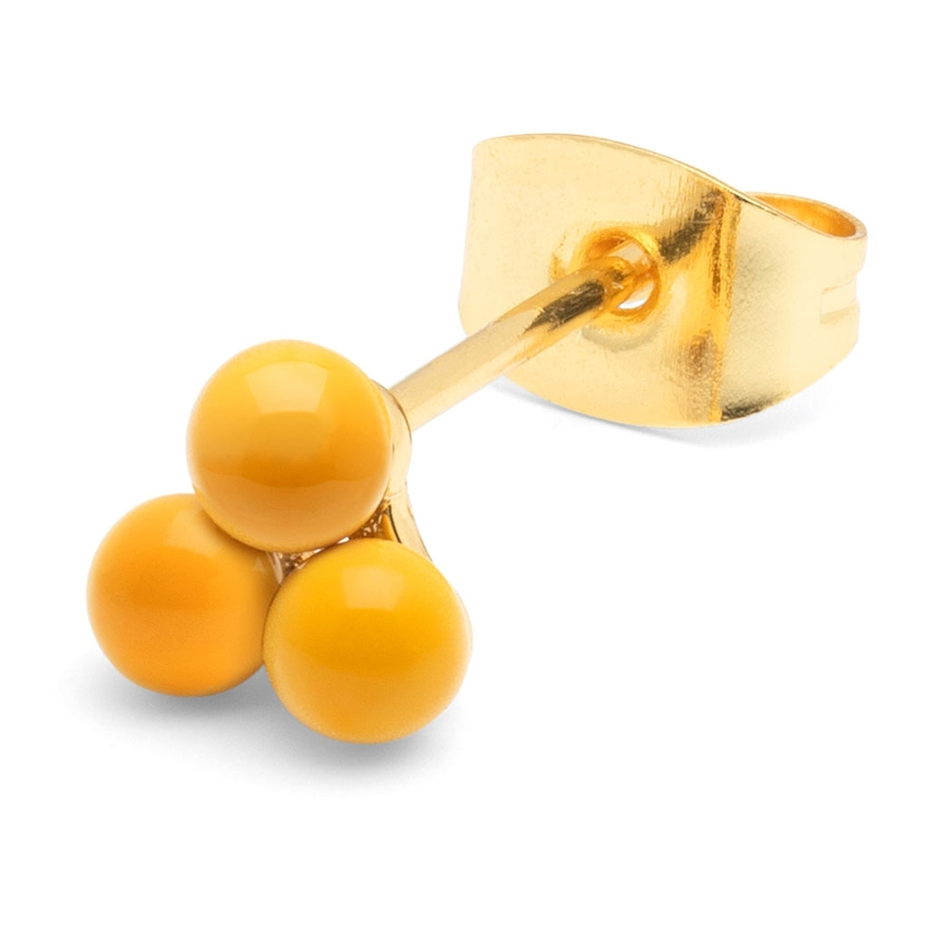 LULU Copenhagen Trio örhänge 1 st Ear stud, 1 pcs Sunflower