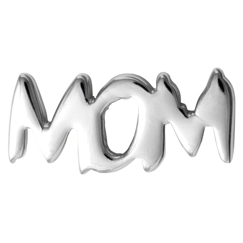 LULU Copenhagen Word - Mom 1 st Ear stud, 1 pcs Silver