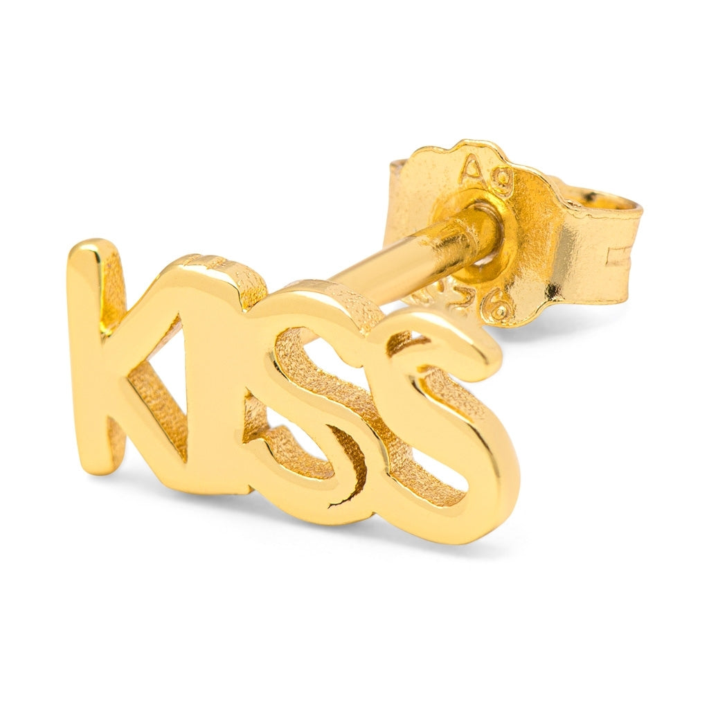 LULU Copenhagen Word Kiss örhänge 1 st Ear stud, 1 pcs Guldpläterad