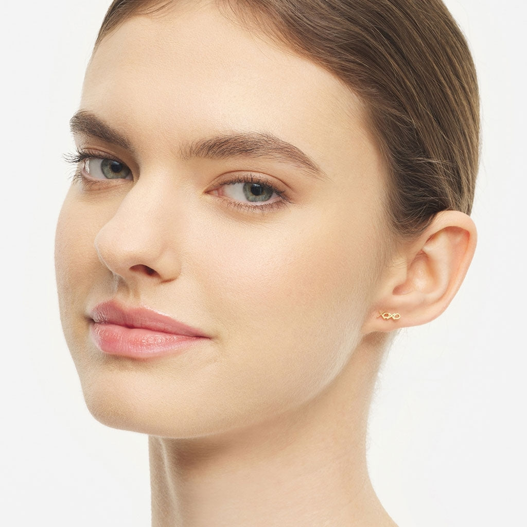 LULU Copenhagen XOXO 1 st Ear stud, 1 pcs Guldpläterad