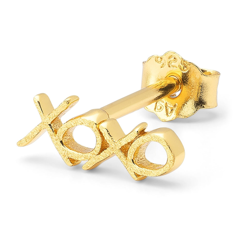 LULU Copenhagen XOXO 1 st Ear stud, 1 pcs Guldpläterad