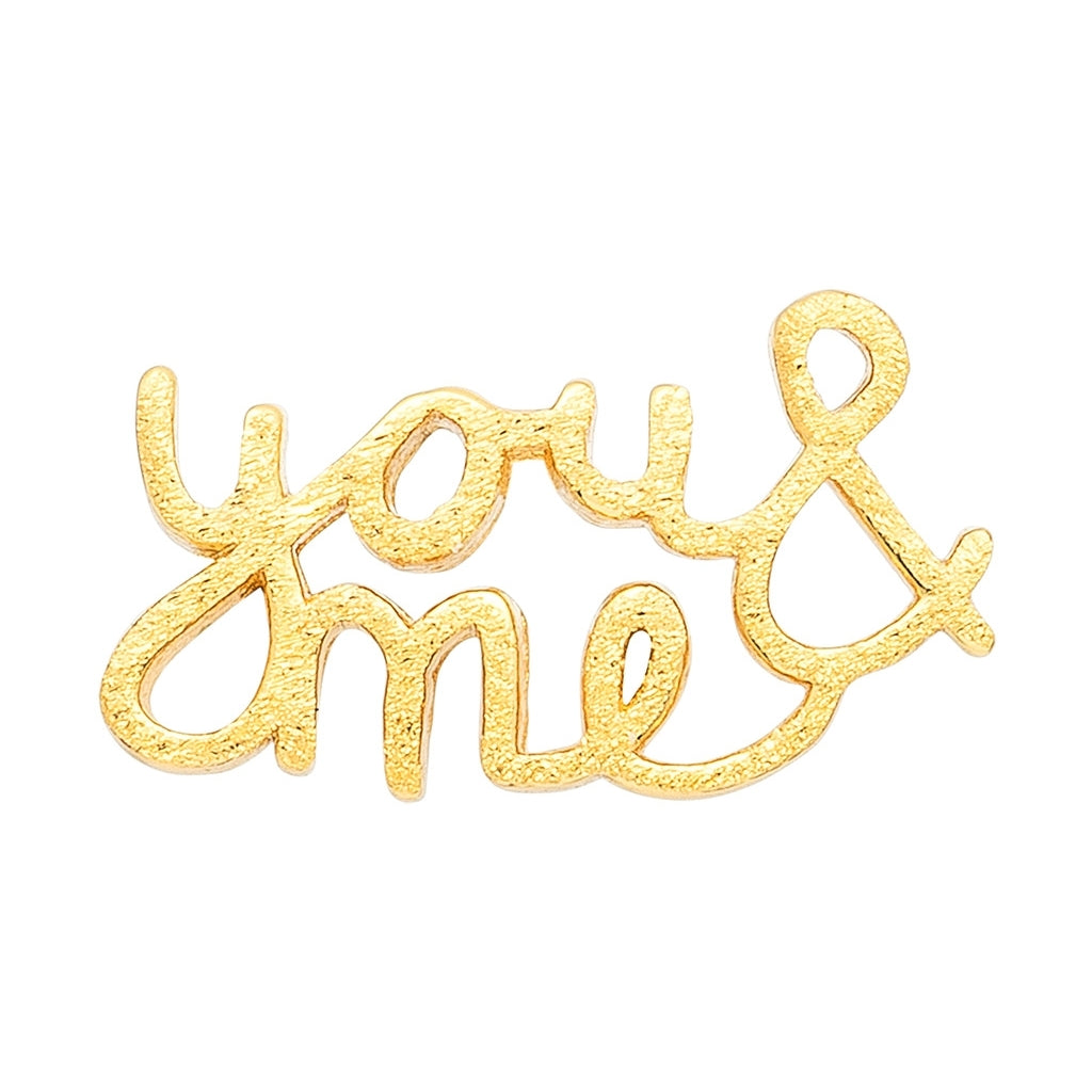 LULU Copenhagen You&Me 1 st Ear stud, 1 pcs Guldpläterad