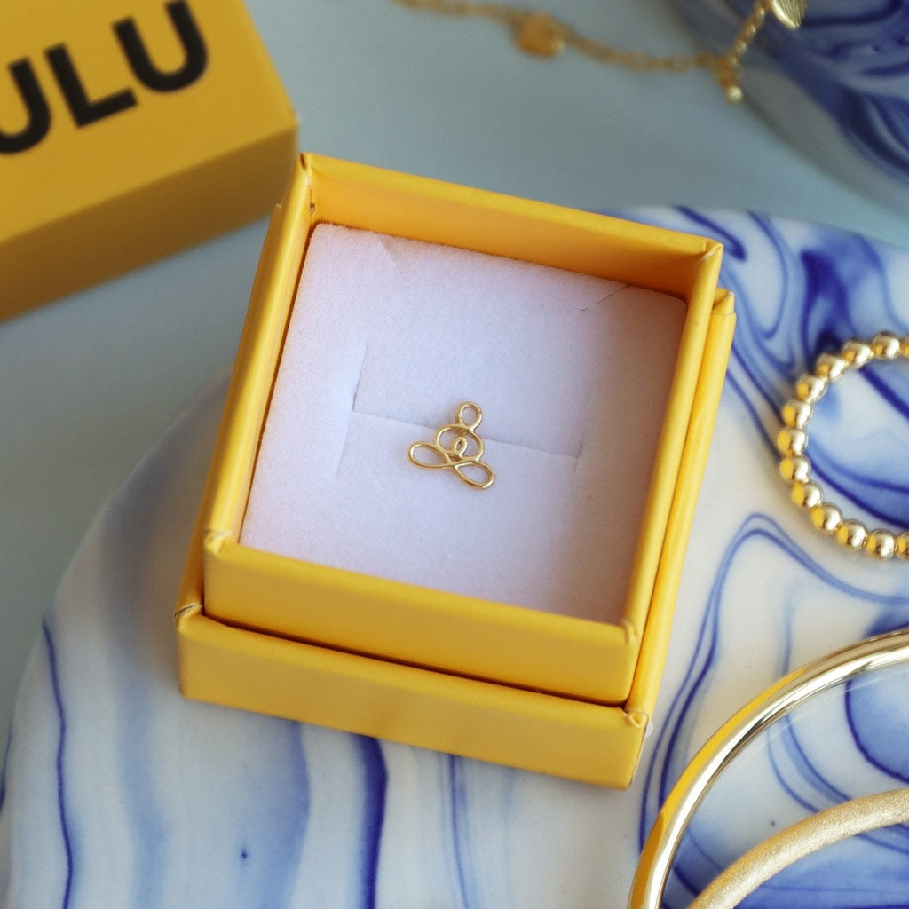 LULU Copenhagen Zen örhänge 1 st Ear stud, 1 pcs Guldpläterad