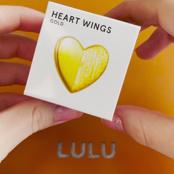 LULU Copenhagen Heart Wings örhänge 1 st Ear stud, 1 pcs Silver