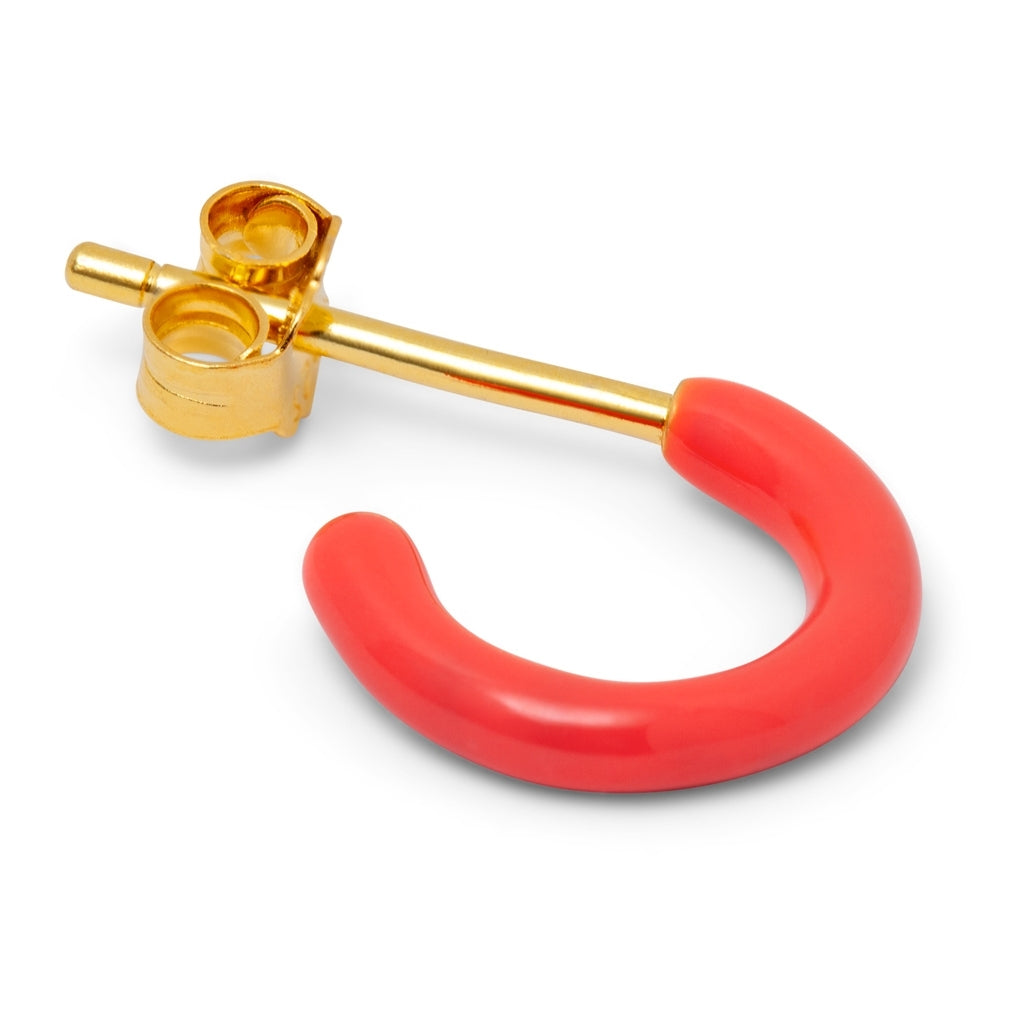 LULU Copenhagen Color Hoop 1 st Hoops Koralldjur