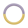 Double Color Ring - Bright Yellow - Lavender