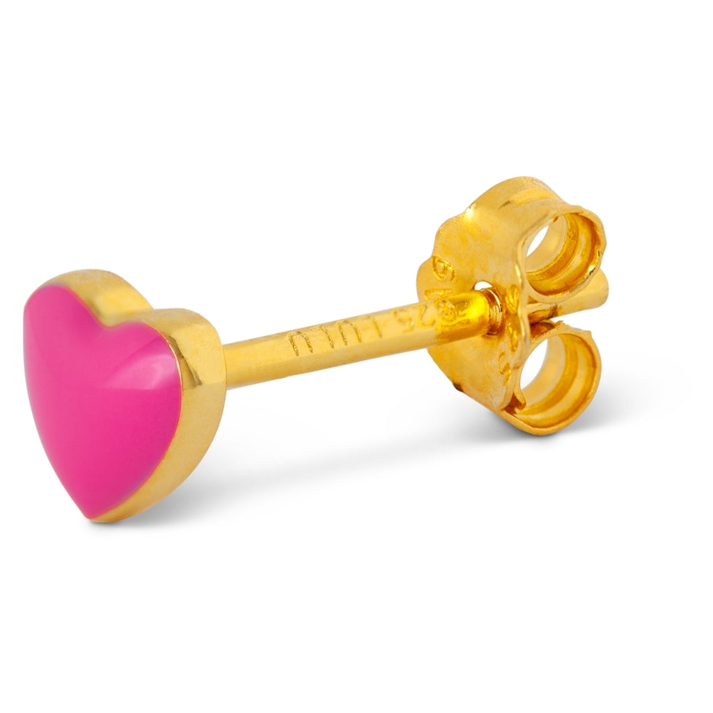 LULU Copenhagen Love U örhänge 1 st Ear stud, 1 pcs Pink